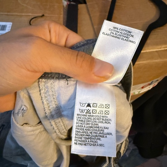 Lucky Brand Saturday Stretch Flat Front Striped Bermuda Shorts - Picture 5 of 5